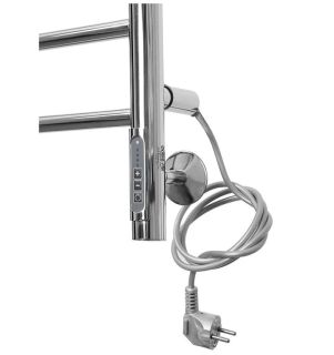 Полотенцесушитель электрический Domoterm Лаура левый П7 500x750 quick touch хром